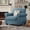 Teal, variant on ROGALIS Nailhead Trim Armchair, Rolled Arm Accent Chair for Living Room, Teal