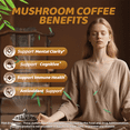 thumbnail image 3 of Mulittea Mushroom Coffee with Ashwagandha & Collagen – Lion's Mane, Cordyceps & Chaga Blend for Energy & Immune Support, Focus & Mental Clarity - Sugar-Free Instant Coffee Powder -50 Servings, 3 of 7