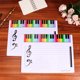 thumbnail image 4 of 2 piezas de personal de escritura borrable Tablero blanco Tablero de práctica de enseñanza de música (blanco), 4 of 5