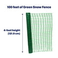 Bob's Industrial Supply , 4 FT Safety Fence Plastic Fencing Roll