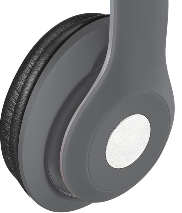iLive Bluetooth Wireless Over-Ear Headphones, Matte Gray, IAHB48