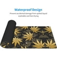thumbnail image 5 of Marijuana Weed Mouse Pad Extended Large Desk Pad AntiFray Stitched Edges WaterResistant NonSlip Rubber Base Ideal for Office and Home Unique and Functional, 5 of 6