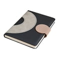 thumbnail image 2 of A5 Leather Journal Notebook 170 Pages Lined Notepad with Magnetic Closure Stationery Supplies - Black, 2 of 5