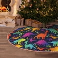 thumbnail image 5 of Disketp Colorful Dinosaur Christmas Tree Skirt, Christmas Tree Decorations, Christmas Decor, Tree Mat Decoration(30-48IN)-30", 5 of 6