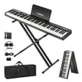 thumbnail image 2 of EDTara 88-Key Portable Electric Keyboard Piano Full Size Semi-Weighted Folding Digital Piano, 2 of 9