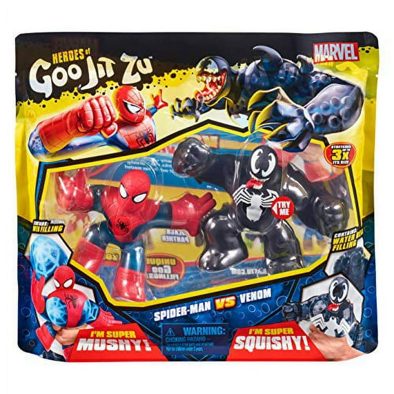 Heroes of Goo Jit Zu Marvel Spider-Man vs Venom Action Figure Toys