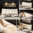 thumbnail image 5 of Back support cushion, back cushion, bed, reading cushion for bed and sofa, back cushion, wedge cushion, sofa bed cushion, backrest, reading cushion, removable cover, 60 x 50 x 20, 5 of 5