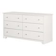 thumbnail image 2 of South Shore Vito 6-Drawer Dresser for Adult, in Pure White, 2 of 11