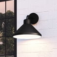 thumbnail image 3 of Quoizel Rencher 1-Light Matte Black Outdoor Wall Lantern, 3 of 9