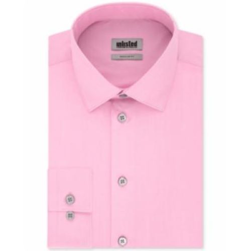 Cole Unlisted Men's RegularFit Solid Dress Shirt Pink 1616.5