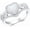 5, variant on 925 Sterling Silver Daisy Heart-Shaped Opal Ring with Cubic Zirconia,Flower Stacking Statement Wedding Band Ring for Women Jewelry Gifts for Her(Size 5-10)