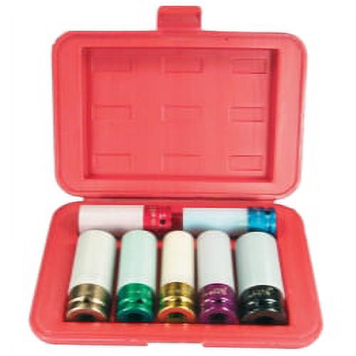 Astro 7870 Chrome Protective Plastic Sleeve & Shallow Broach Socket Set