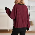 thumbnail image 5 of Wensltd Womens Long Sleeve Shirts Fall Outfits Casual Tunic Pullover Tops Crewneck Clothes, 5 of 5