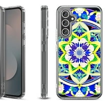 Shockproof Protective Phone Case Cover for Samsung Galaxy S25 FE, by OneToughShield - Mandalas Color