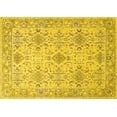 thumbnail image 1 of Ahgly Company Indoor Rectangle Oriental Yellow Industrial Area Rugs, 2' x 4', 1 of 4