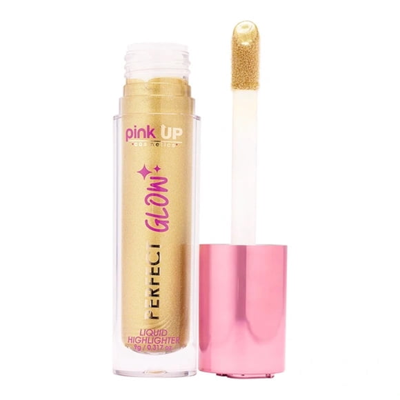 Perfect Glow Iluminador Líquido Larga Duracion Pink Up Varios Tonos dorado