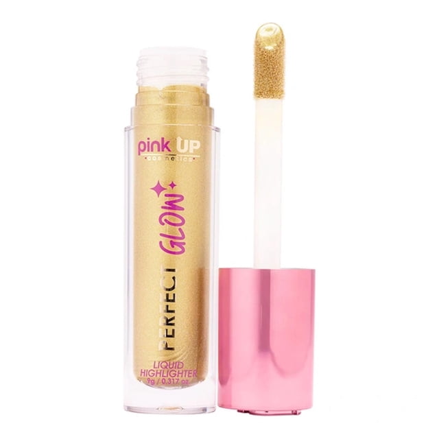 Perfect Glow Iluminador Líquido Larga Duracion Pink Up Varios Tonos dorado
