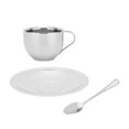 thumbnail image 1 of Taza de Café de Acero inoxidable, Taza de Café, Taza de Café, Juego de Tazas de Café, Taza de Leche aislante Con Cuchara, Platillo para El Hogar, PARA, 1 of 7