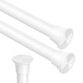 thumbnail image 1 of Tension Rod ZipGlo, paquete de 2 muelles, 45-90 cm, ajustable, color blanco, 1 of 7