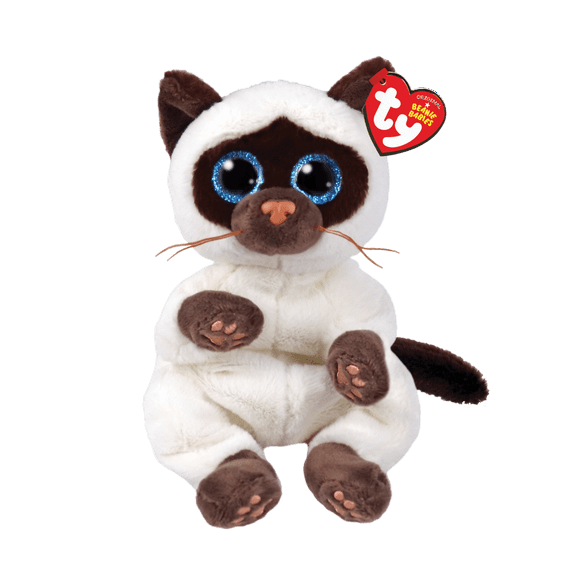 Ty Beanie Baby MISO the Siamese Cat (6 inch) Stuffed Animal Toy Plush