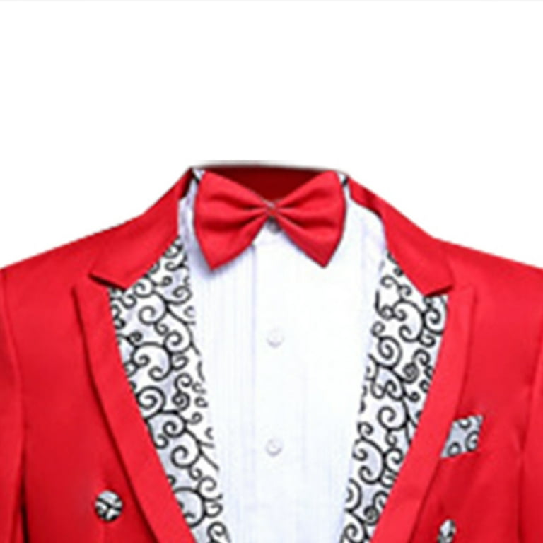 Red and white on sale suits for prom