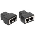 thumbnail image 5 of 2 pcs RJ45 Ethernet splitter 1 to 2-way Ethernet switches for router TV box video camera computer, 5 of 5