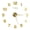 023Gold, variant on Large 3D DIY Wall Clock Giant Acrylic Mirror Clocks Frameless Big Horloge Home Decoration for Living Room Bedroom Wall Decor