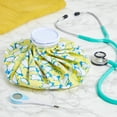 thumbnail image 5 of (3 Sizes) Refillable Ice Packs for Pain Relief, Injuries, Headaches, Sprains, Reusable Penguin Print Bags for Swelling, 5 of 10