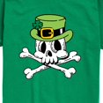 thumbnail image 2 of Instant Message - Leprechaun Skull Toddler Short Sleeve Graphic T-Shirt, 2 of 5
