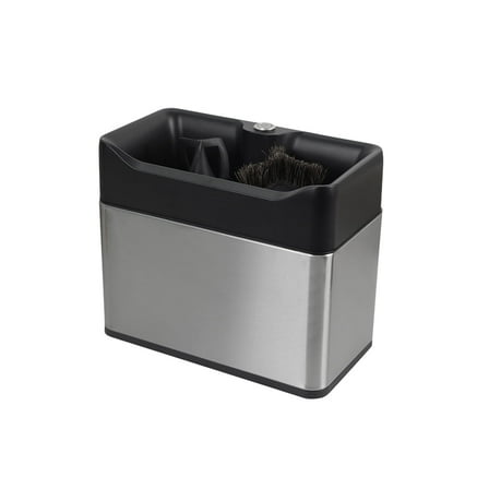 Electric Automatic Coffee Grounds Cleaner for Espresso Machine Handle - with Brush and Powder Wiper Cleaning Machine - Commercial 58mm Coffee Portafilter Cleaner