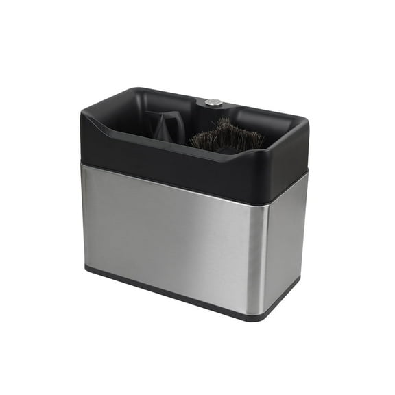 Electric Automatic Coffee Grounds Cleaner for Espresso Machine Handle - with Brush and Powder Wiper Cleaning Machine - Commercial 58mm Coffee Portafilter Cleaner