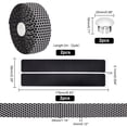 thumbnail image 2 of 2 Rolls Bike Handlebar Tape Non-Slip Cycling Handle Wraps Soft Bicycle Bandage Bar Grip Wrap Tape Adhesive Back with 2 Pcs Bar End Plugs, 2 of 6