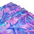 thumbnail image 3 of Yayeee Shower Curtain with Hooks 72"x72" Waterproof Fabric Bathroom Hanging Decor, Purple Starfish Pattern, 3 of 5