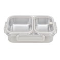 thumbnail image 2 of Fiambrera Portátil para Llevar A Mano, Contenedor de Comida de 2 Compariaciones, Caja de Acero para oxidable para Niños, Caja de Almacenamiento de Alimentos de 1,2 L para, 2 of 7