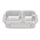 thumbnail image 2 of Fiambrera De Acero Inoxidable, Contenedores Portátiles Para Almacenamiento De Alimentos, Fiambrera De Metal De 1,2 L Con 2 Compartimentos, Mantiene La Comida Caliente Y Sabrosa,, 2 of 7