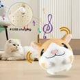 thumbnail image 4 of Deal! Usb Rechargeable Dog Plush Toy Singing Talking Bouncing Jump Ball Pet Essential (Hamster), 4 of 10