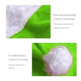 thumbnail image 5 of Glowing Santa Hat, Adult Unisex Christmas Holiday Hat, Green Velvet Classic Santa Hat with White Trim for Parties & Costumes, 5 of 6