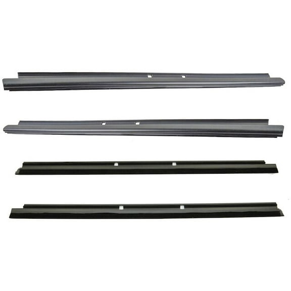 Door Window Belt Weatherstrip Set 4 Piece - Compatible with 2000 - 2005 Chevy Suburban 1500 2001 2002 2003 2004