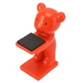 thumbnail image 1 of Bear Watch Stand, Handcrafted Resin Material Three Dimensional Resin Watch Display Stand Modern Style  For Home White,Pink,Blue,Wine Red,Orange, 1 of 8
