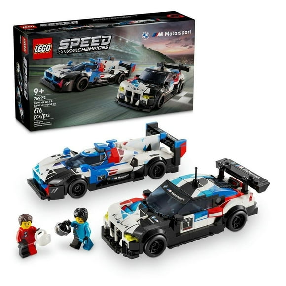 Set LEGO Speed Champions Coches de Carreras BMW M4 GT3 y BMW M Hybrid V8 76922