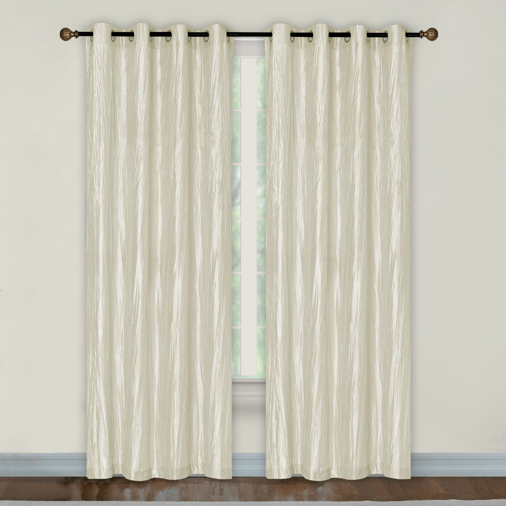 Dainty Home Verona Room Darkening Grommet Single Window Curtain Panel