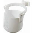 thumbnail image 2 of Attwood Marine 116314 4 x 4.37 in. White Plastic Gimballed Drink Holder, 2 of 2