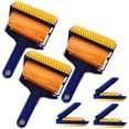thumbnail image 1 of ORUYROP Rouleau Adhésif Réutilisable, Rouleau Adhésif en Silicone Lavable, Extra Collant pour Poils d'Animaux, Vêtements, Sièges Auto (3 Pcs-Bleu), 1 of 7