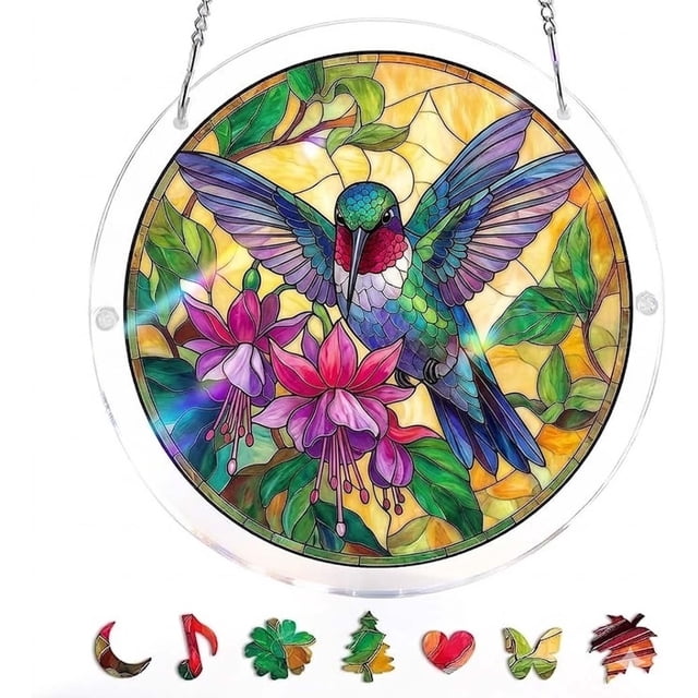 Colorful Acrylic Puzzle Pendant Home Puzzle Decoration Gift Giving