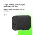 thumbnail image 2 of Belkin Portable Charger, Hybrid Power Bank 5K + Wall Charger 25W w/Travel Adapter Kit, Portable w/Interchangeable Regional Power Plugs, USB-C & USB-A Ports + 3ft USB-C Cable to USB-C Cable - Black, 2 of 8