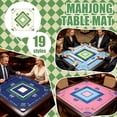 thumbnail image 4 of Mahjong Mat with Game Rules 31.5x31.5 Inch Non-Slip Surface, Practical Mah Jongg Mat for Family Games & Mahjong Gifts, 4 of 10