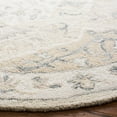 thumbnail image 3 of SAFAVIEH Micro-Loop Emilija Oriental Area Rug, Beige/Ivory, 7' x 7' Round, 3 of 10