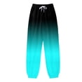 thumbnail image 3 of ZHUASHUM Hiking Pants Women High Waist Straight Leg Solid Color Plus Size Sweatpants Summer Relaxed Fit Trousers With Pocket Joggers Leisure Daily Casual Running Yoga Trousers For Women 2Xl Blue, 3 of 3