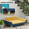 thumbnail image 5 of PawHut Dog Sofa Bed, Dog Couch, Pet Sofa for Small Dogs w/ Soft Cushion, Removable Washable Cover, Elevated Dog Bed Couch with Anti-Slip Foot Pads, 5 of 9