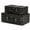 Black, variant on FUIN Vintage Wooden Decorative Storage Trunks, Black, 2 Count